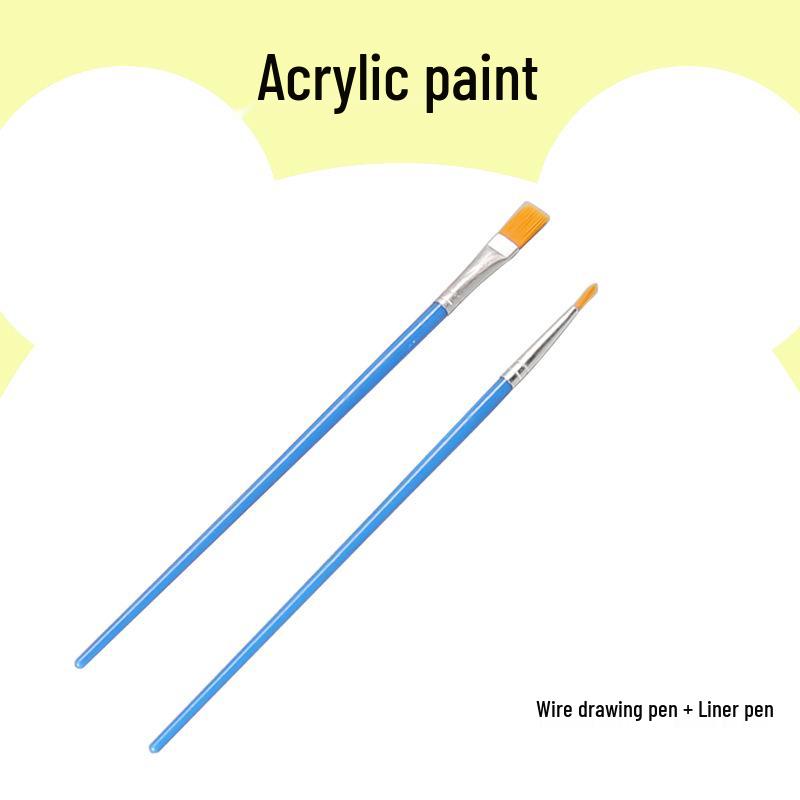 12-Color 3ml Acrylic Paint Set for Kids' DIY Art Projects and Graffiti