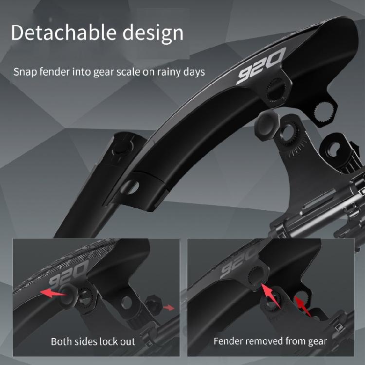 Quickly Release Bike Mudguard Adjustable Mountain Bike Mudguard Front Rear Mud Guard Hard Shells Mudguard Bicycles Part