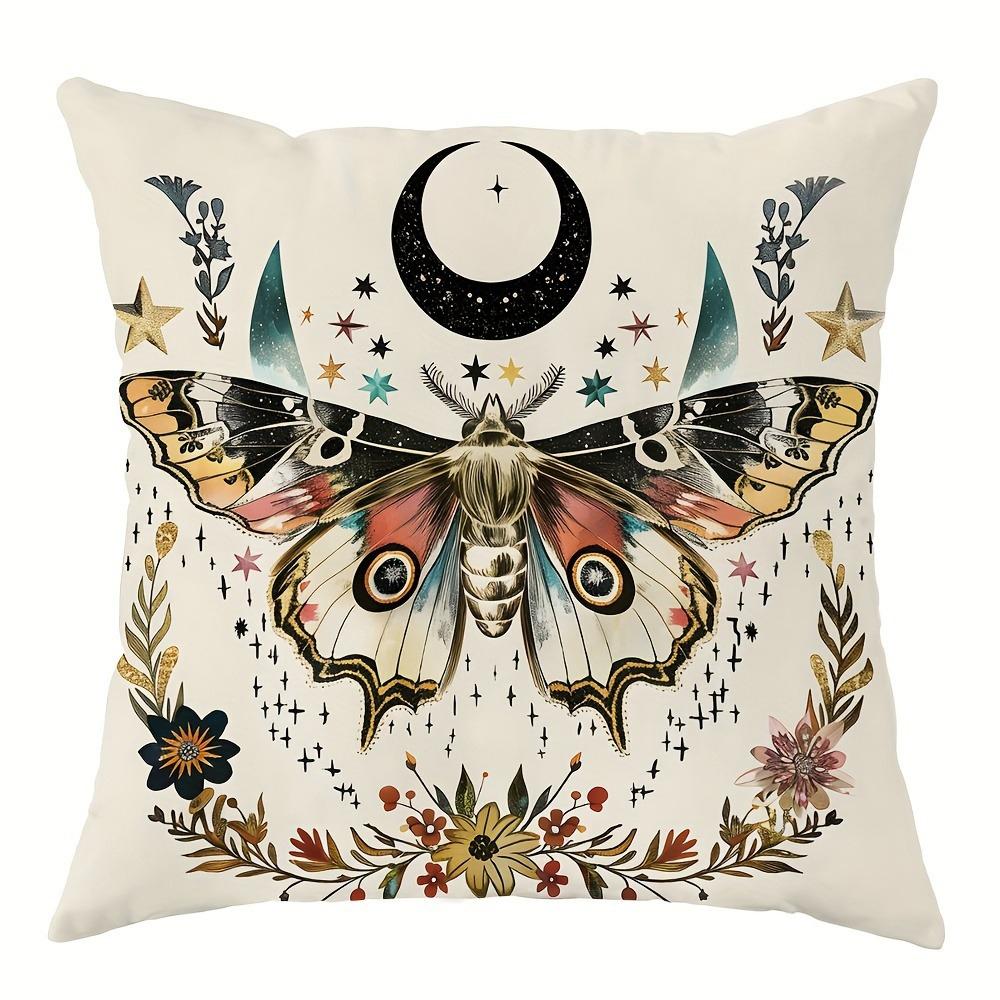 Mystical Night - Inspired Fantasy PillowcasesLiving Room Sofa Cushion Cover, Soft and Comfortable, Bedroom Room Decoration