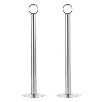 Ceiling Hanger Bracket Curtain Rod Closet Hanging Bathroom Pole Holder Round Pipe