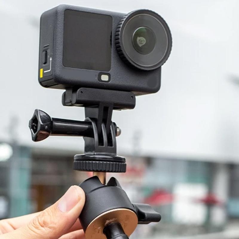 Aluminum Alloy Extendable Tripod Selfie Stick Lightweight for Action 6 Camera Photography Vlog and Travel Adventure