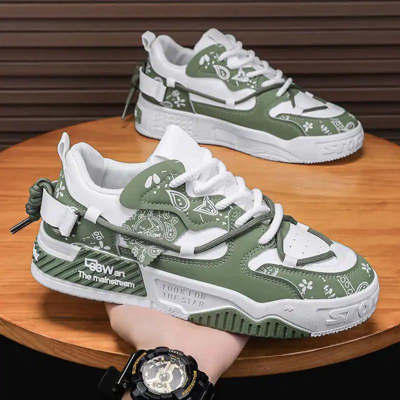 Mode Creme Dicke Sohle Frühjahrsschuhe Jung Vulkanisiert Designer Luxus Damen Sneaker Golfzubehör Sport Super Gemütlich Sport