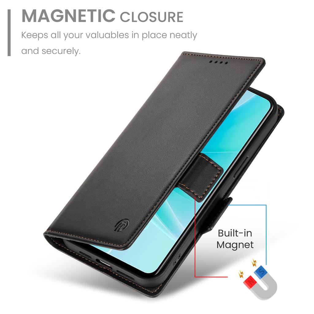 For Oppo A5x 5G/4G Stand Case PU Leather Wallet Phone Cover