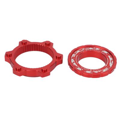 Centerlock Kolo Adaptér Center Lock Hliníková Slitina Ergonomický Adaptér Center Lock na Kolo pro Horská Kola Červený