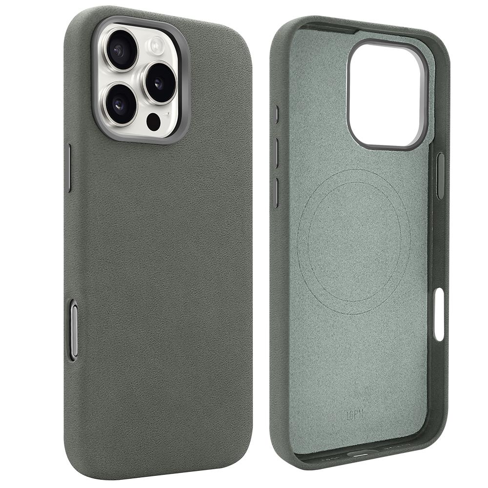 Strong Magnetic All-inclusive Case For iPhone 17 16 15 Pro Max, Suede PU Leather Mobile Phone Case For iPhone Air For iPhone 17