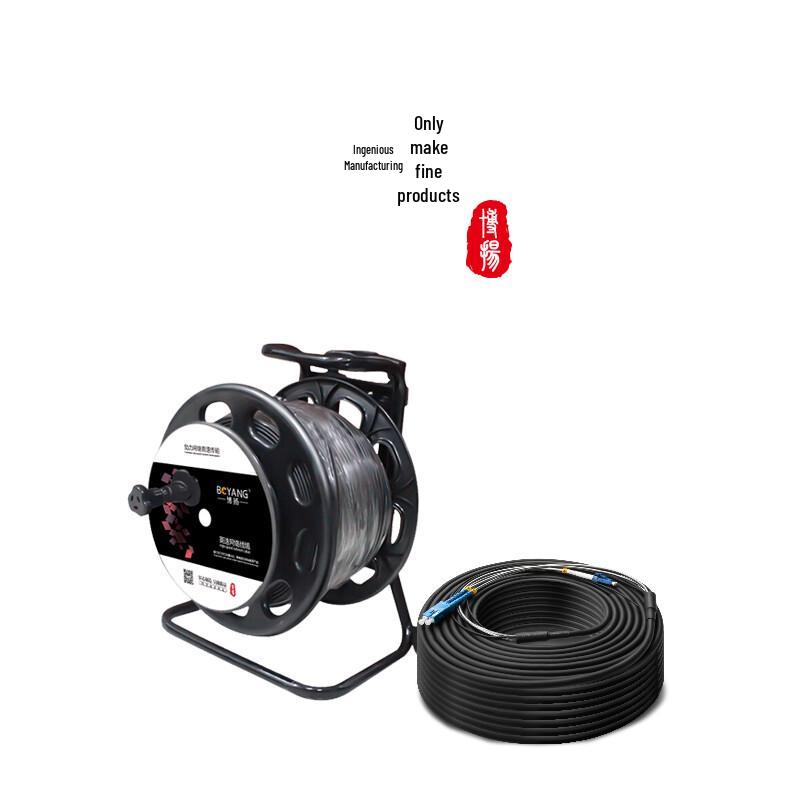 Boyang Outdoor Armored SC-LC Single Mode Duplex Fiber Optic Patch Cable