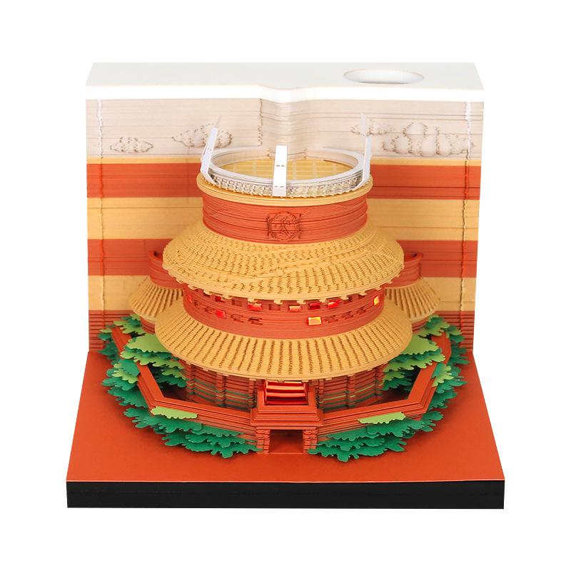 3D Shadowless Paper Sculpture: Creative Architectural Model for Birthdays & Business Gifts
