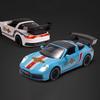 pdbn6 1:32 Porsche 911 Targa 4S Martini Alloy Diecast Model Car High Simulation Auto Parts Store Central Control Screen Decoration Boy