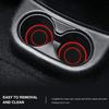 2pcs Car Water Coasters for Automobiles General Motors Cup Holder Coasters Anti-slip Dust-proof Internal Protective Pads