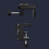 360 Degree Adjustable Desk Clamp C Shape Retaining Clip Table Mount Heavy Duty Mic Stand Multi Function Boom Arm Bracket