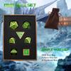 DND Dice Set, Dungeons and Dragons Dice with D20 Metal Dice Set for D and D Dice or RPG Role Playing MTG Tabletop Board Games, Shadowrun Pathfinder