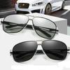 Mens Polarized Photochromic Sunglasses UV400 Pilot Sport Driving Outdoor Glasses