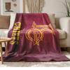 kansas city chiefs Soft and comfortable flannel Suitable for sofas living rooms outdoor camping travel and also makes a great anniversary gif