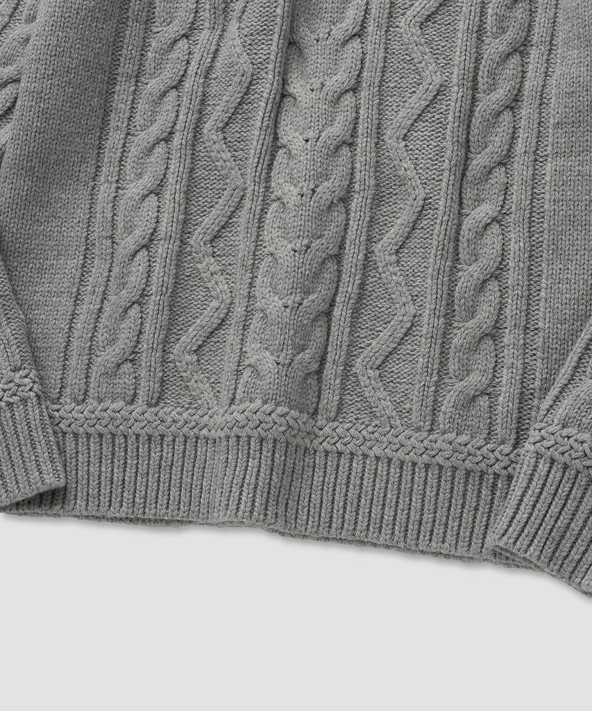Pilpeu Cable Classic Knit 30(Light Gray)