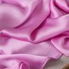 Luxury Gradient Silk Scarf Women Brand Solid Femme Shawls Wraps Bandana Head Foulard Fashion Lady Hijab Wedding Poncho 2023