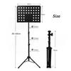 Foldable Music Rack Professional Height Adjustable Music Sheet Book Holder Heavy Duty Music Stand Conductor Stand