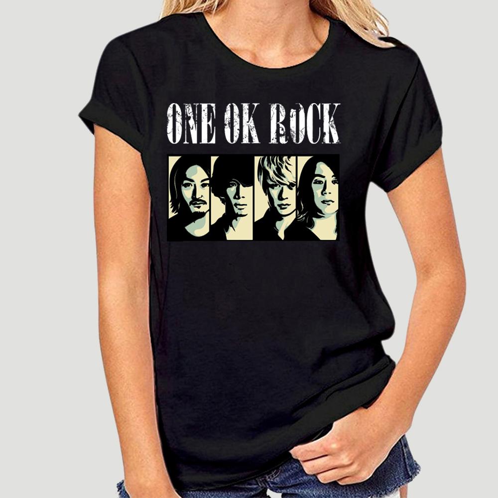 

One Ok Rock Rock Band Футболка Мужские футболки с круглым вырезом большого размера с коротким рукавом Пользовательские футболки-0800D