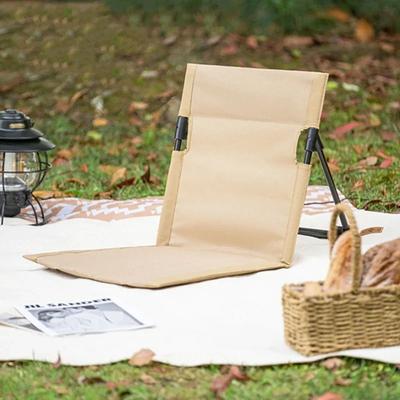 Foldable Camping Chair Outdoor Garden Park Single Lazy Chair Backrest Cushion Picnic Camping Folding Back Beach Chairs Goods.