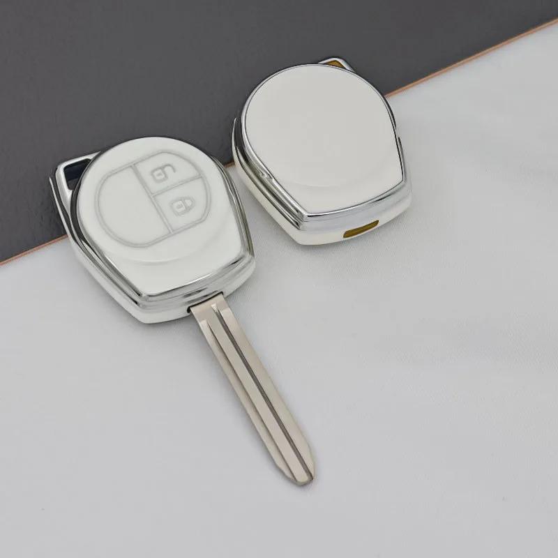 2 Buttons Car Key Cover Case Remote Key Shell Fob Holder Protector Fit For Suzuki Swift Sx4 Alto Vitara Ignis Jimny Splash