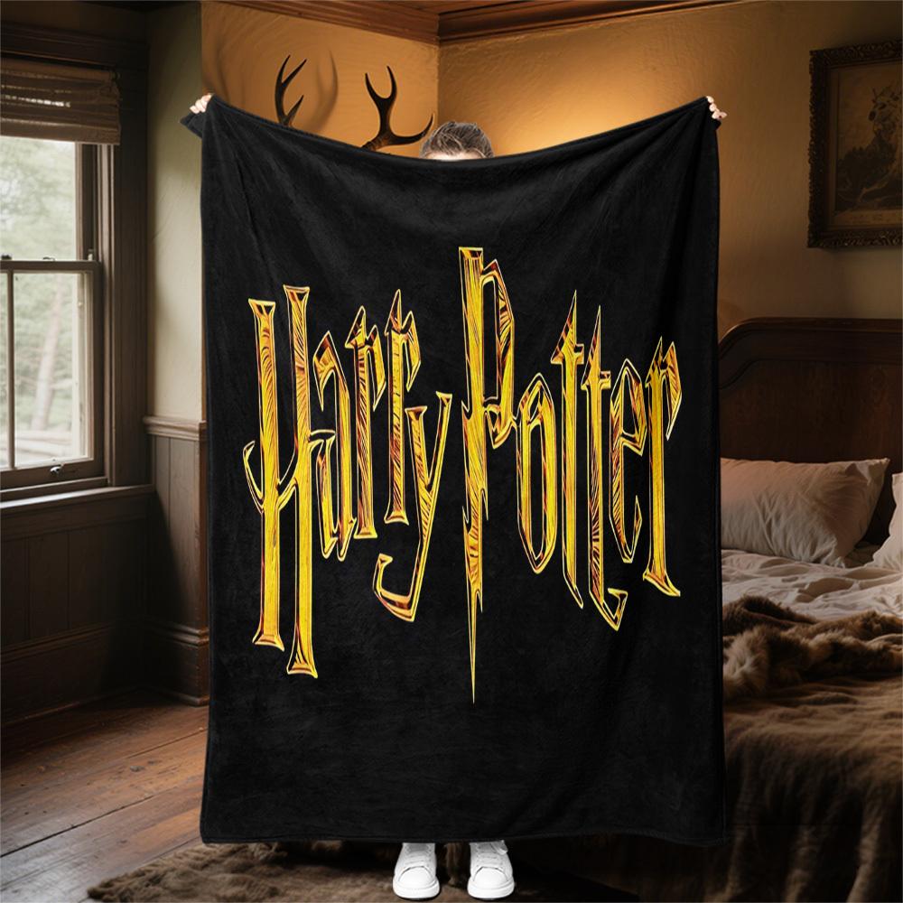 1pc Harry Potter Outdoor Flannel Throw Blanket All Season Soft Warmth,Home Decor 1031095