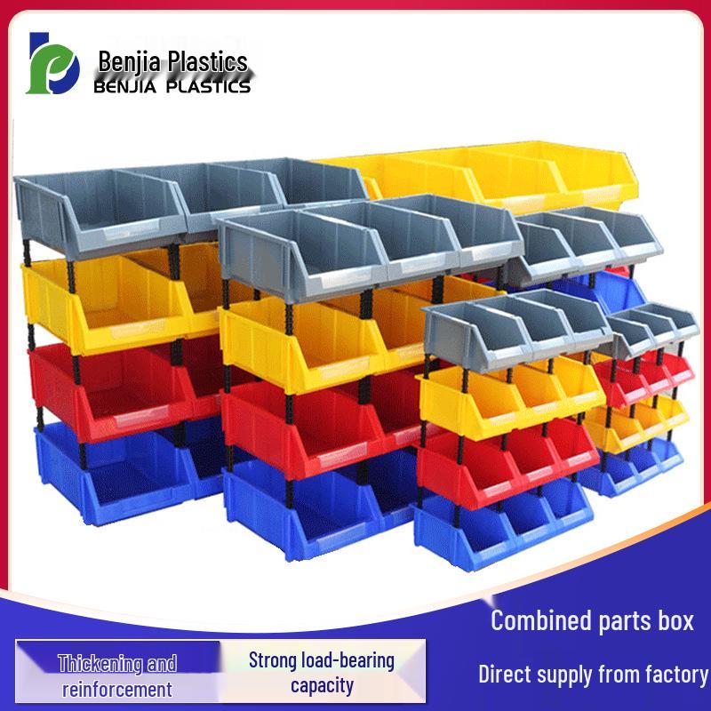 Large Wall-Mounted Plastic Screw Organizer with Compartments