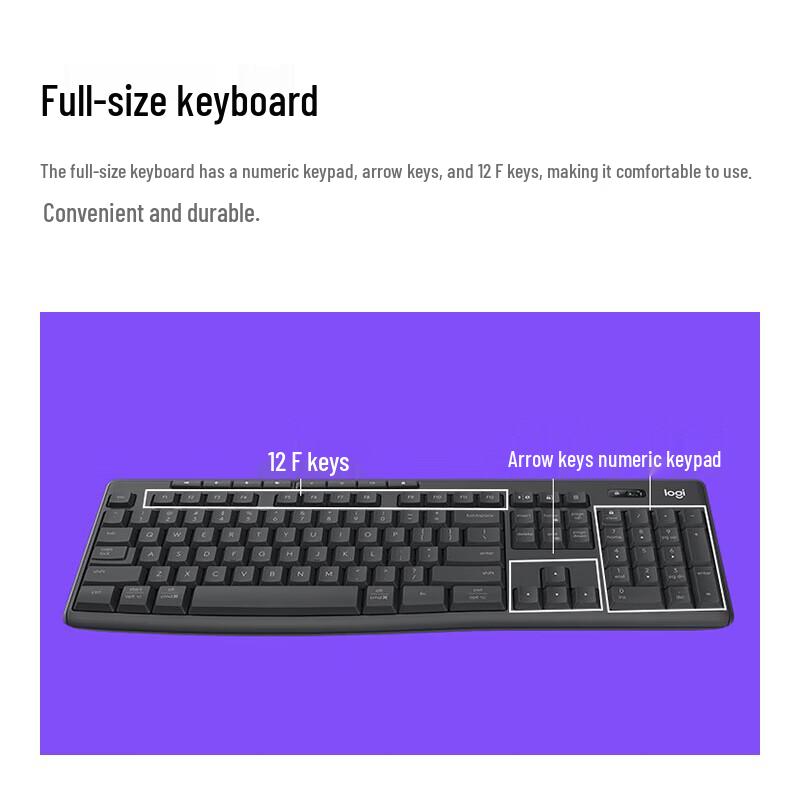 Logitech Kabellose Tastatur- und Maus-Kombination