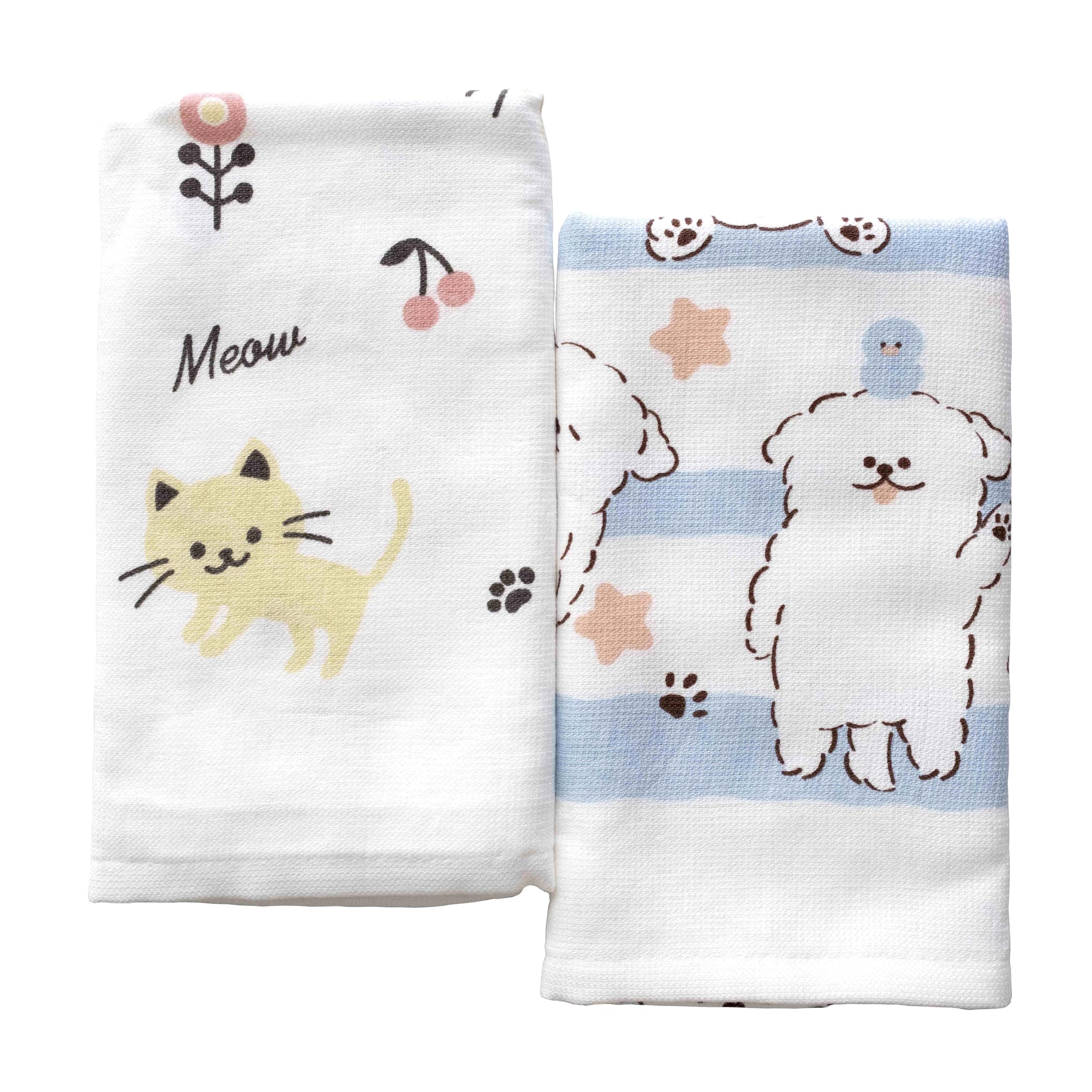 

Soft Gauze Face Made in 34cm x 85cm of Towel, Japan, 100% Cotton, Approx. (Set 2)