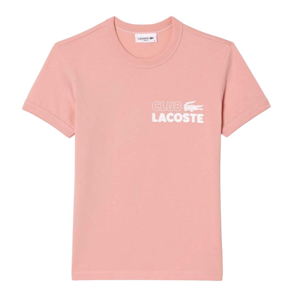 Lacoste Womens/Ladies Organic Cotton Jersey Slim T-Shirt