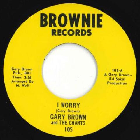 

7inch Record GARY BROWN - I Worry / Spoiled Child 105 Brownie UK 1968 UK Soul/Funk