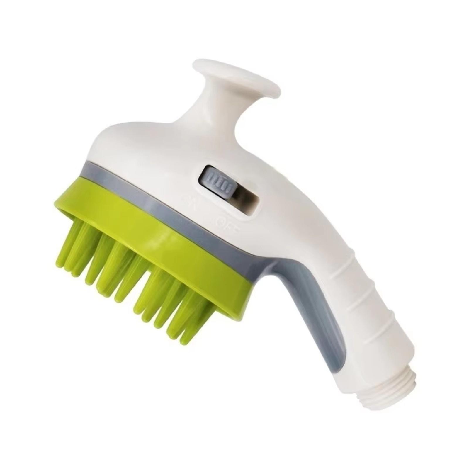 NAHANGPET Dog Shower Attachment, Dogs Shower Sprayer Attachment with Massage Head, Dog Shower Brush for Bathroom Shower Arm
