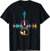 Men's Clothing Music Notes Classical Musician Violin Player Oversized T-shirt Cotton Tshirt Custom Tees Tops Fitness T Shirt
