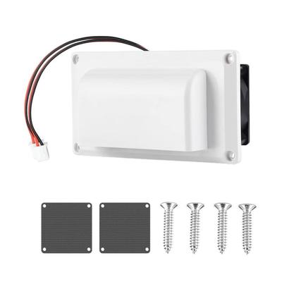 Pocaton RV Ventilation Cooling Fan, Overnight Ventilation Fan, Side Air Vent Fan Cooling Exhaust Ventilator for RV Camper Yacht