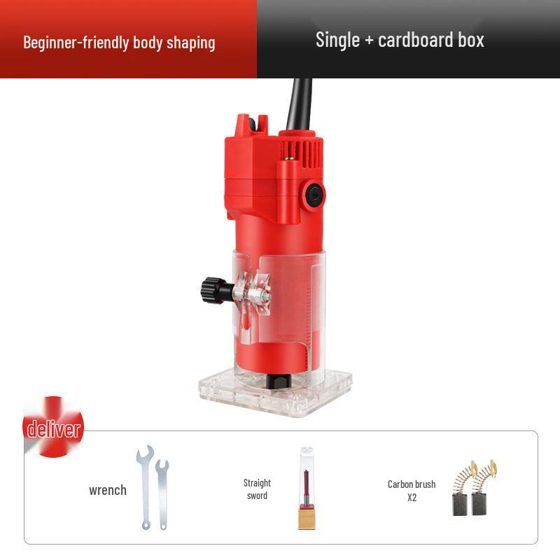 Industrial-Grade Multi-Functional Electric Router: Upside-Down Wood Trimmer & Carving Tool for Holes In Aluminum & Plastic Panels