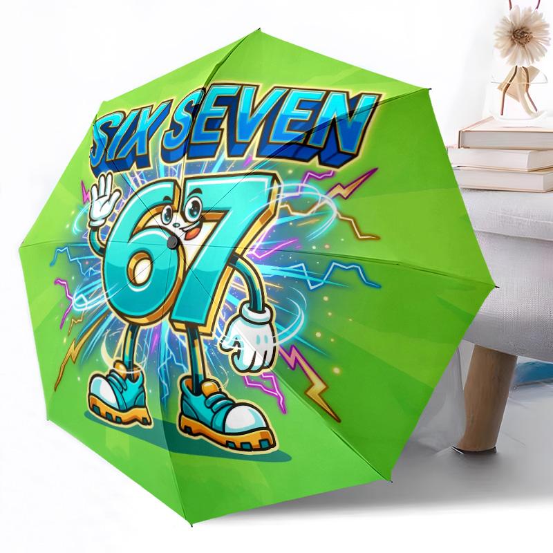 Dynamic Soccer Energy Portable Automatic Umbrella Sturdy 8-Rib Shaft Lightweight All-Season Travel Fashion Lovers Birthday/Christmas Gift