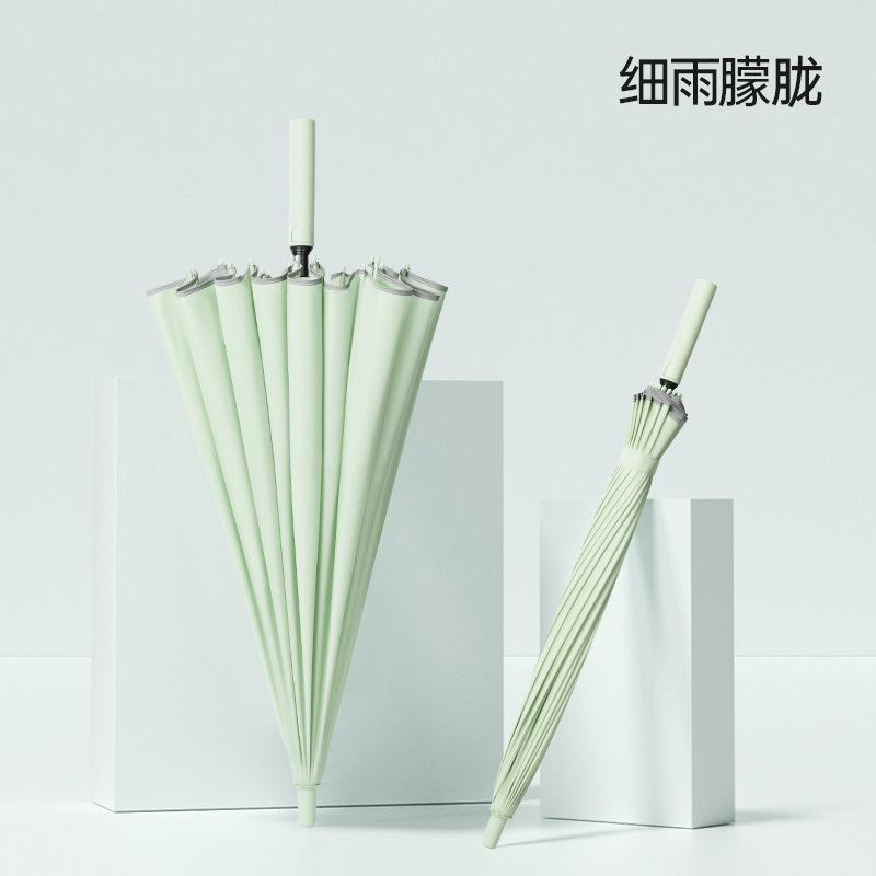 New Japanese and Korean 24-bone umbrella, enlarged and reinforced long-handled umbrella, large automatic rainstorm special wind-resistant double