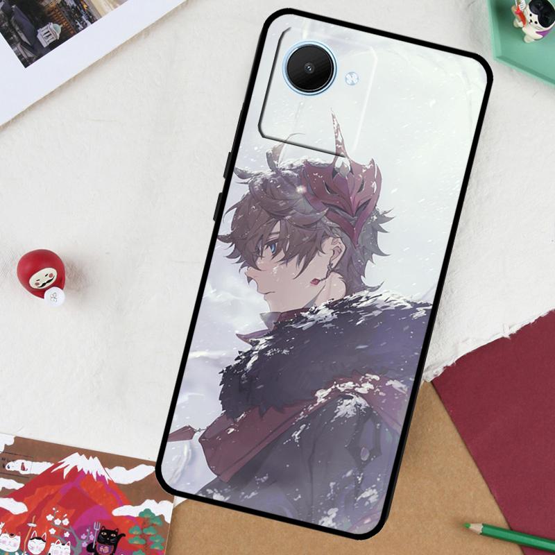 Genshin Impact Tartaglia For Realme 13 Pro Plus 14 12 10 11 GT 6 5 6T GT7 Pro C51 C21Y C25S C75 C67 C61 C53 C55 Case
