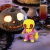 3D Printed Pumpkin Man Figurine Movable Joints Trick or Treat Pumpkin Man Ornament Stress Relief Fidget Toy Decoration Ornament