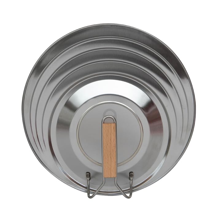 

Kyoto Katsugu Durable Stainless Steel Frying Pan Cover Made in Japan 20-26cm