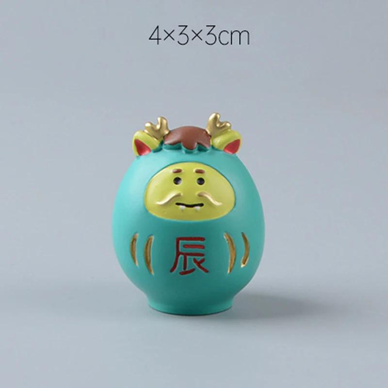 

Цакка Полимерные украшения Год Дракона Новый год Фигурки маленького зеленого дракона Котенок Кот Домашние украшения Настольные поделки Подарки