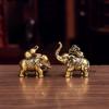 1 Stück Metall Elefant Verzierung Schreibtisch Kleines Teetier Wohnzimmer Schreibtisch Dekoration Metalltier Handwerk Mini Tier Modell