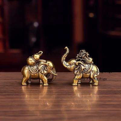 1 Stück Metall Elefant Verzierung Schreibtisch Kleines Teetier Wohnzimmer Schreibtisch Dekoration Metalltier Handwerk Mini Tier Modell