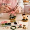 12 Tierkreiszeichen Perlen Bastelset, DIY Perlen Garten Set, 3D Perlen Astrologie Blume Set mit Vorsortierten Perlen Werkzeugen, Perlen Bastelprojekt für Anfänger