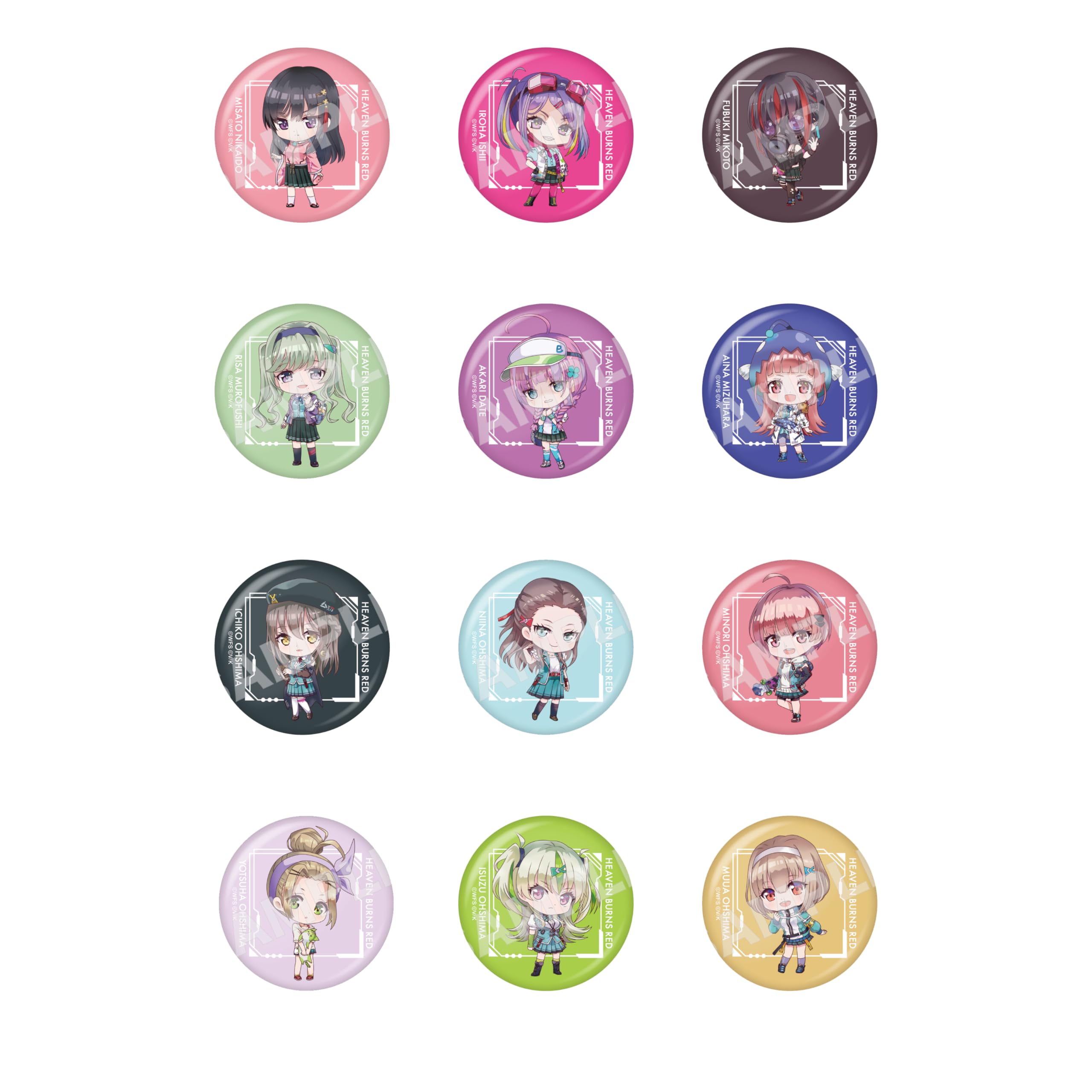 

Heaven Burns Red Металлический значок-канбадж КОРОБКА C коробка 12 штук