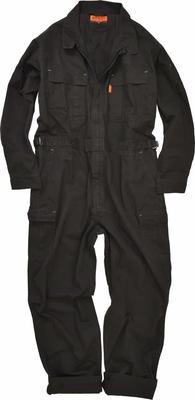 Prono Work Long Sleeve Cargo Overalls Cotton [Prono] 116-420P (100% Overalls) / (M, Black)