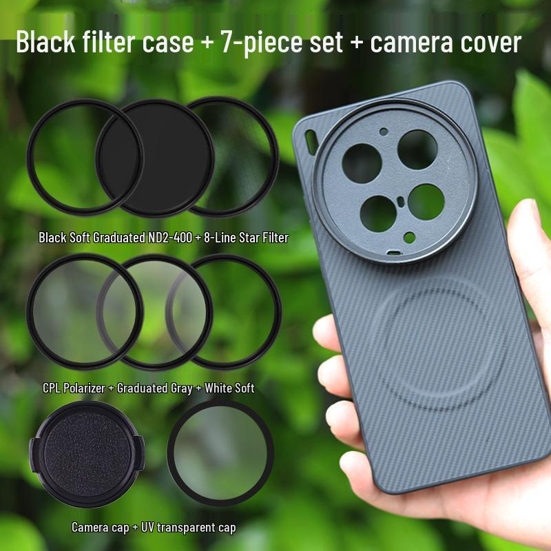 Compatible with Vivo X300 Ultra: Magnetic Phone Photography Kit with CPL Polarizing Filter 67mm and Threaded Lens Ring
