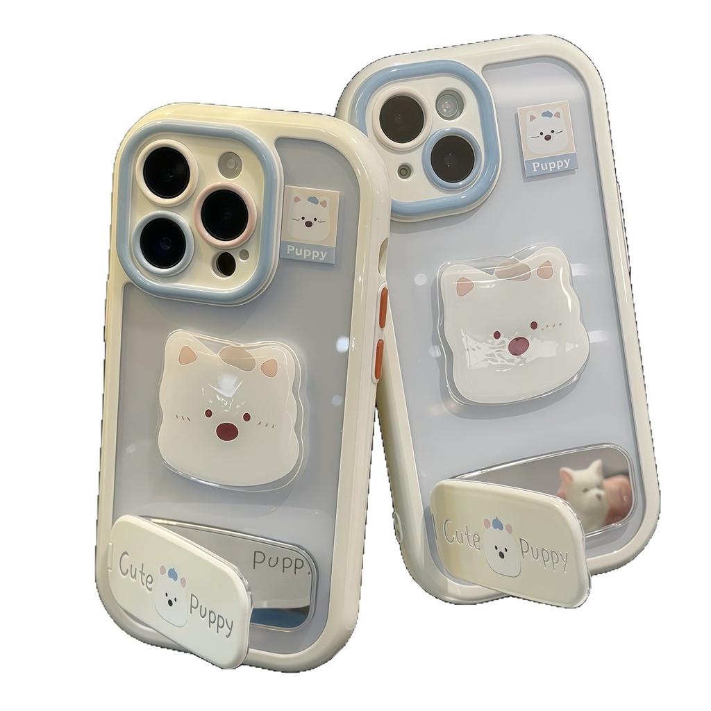 English West Highland for Apple 16 Mobile Phone Case for IPhone14 Cartoon for IPhone15 Anti-fall 13 Creative 12