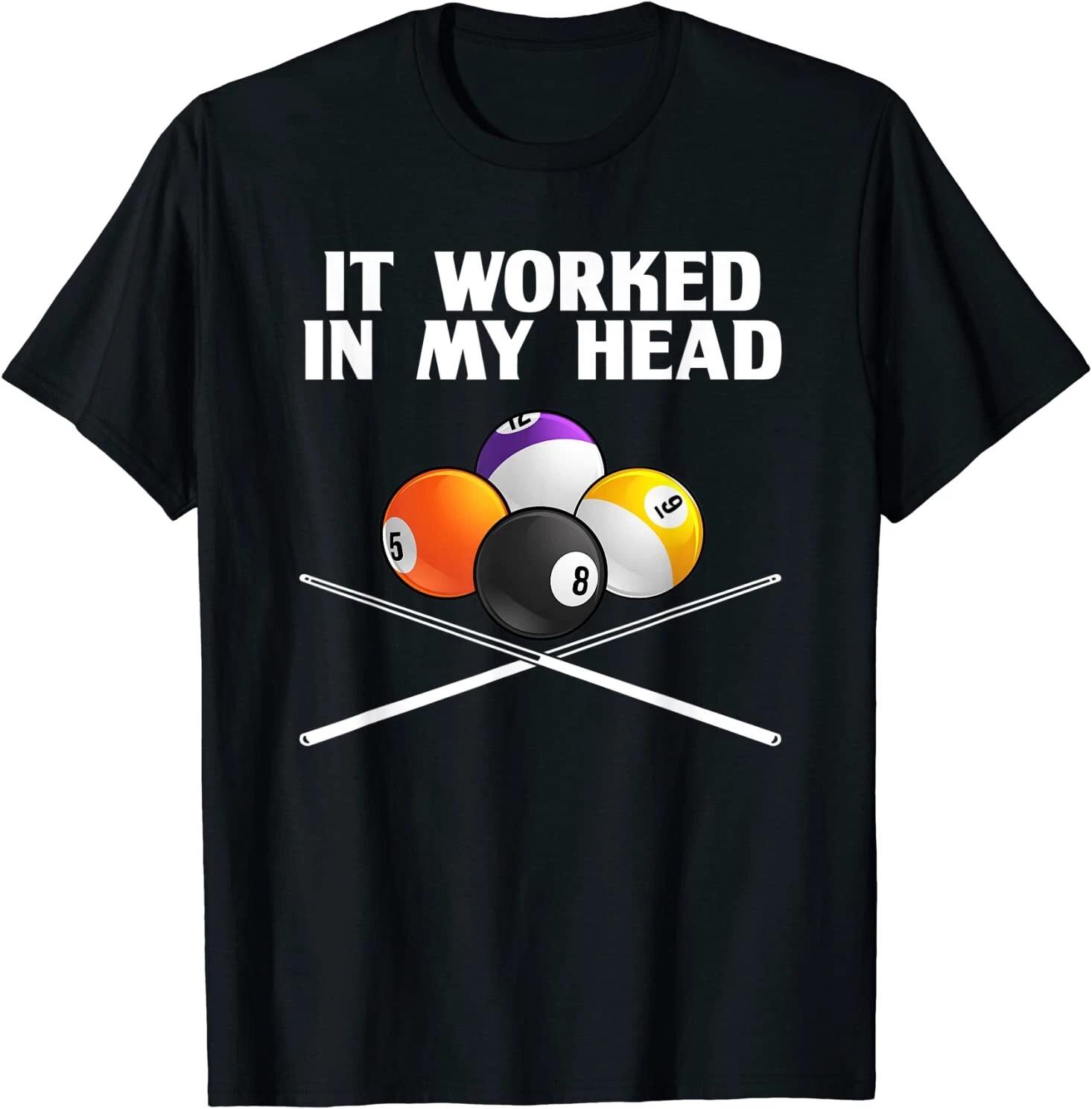 Funny Billiard Gift For Men Women Cool Pool Player Tee T-Shirt S-3XL S