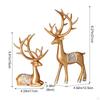 European Reindeer Sculpture Collectible Statue Modern Home Decor Bedroom Holiday Ornament Deer Lover