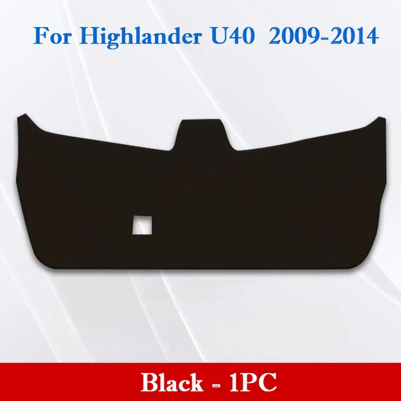 For Toyota Highlander U70 U50 U40 2009-2026 Car Trunk Door Anti Kick Pad Tailgate Protection Mat Cargo Liner Interior Accessorie