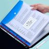6 Pcs PP Binder Folders A4 Punched Pockets New Binder Pocket  Office Organizer